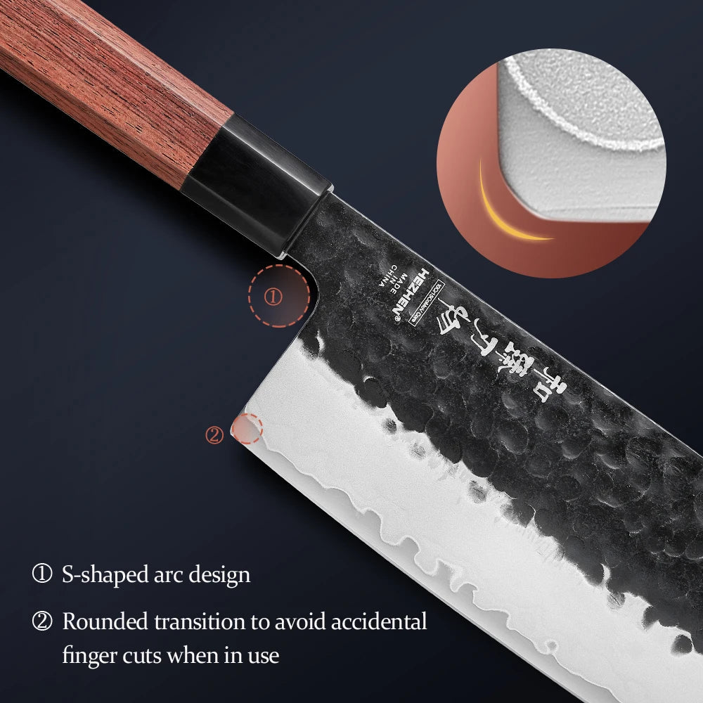 1PC-5PC Kitchen Knife Set Chef Utility Stainless Steel 3 Layers Composite
