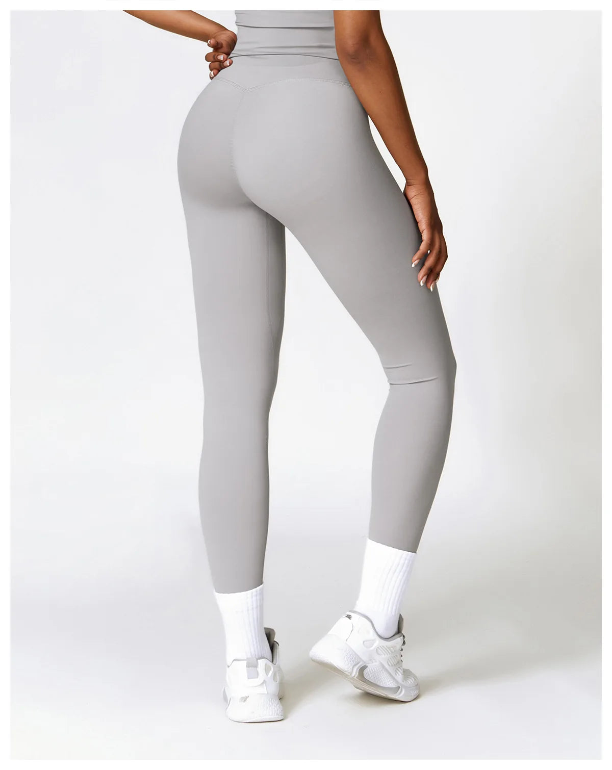 Women Sport Seamless Leggings High Waist Elastic Solid Yoga Leggings Gym Workout