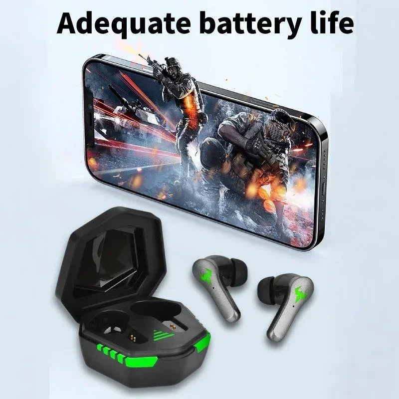 N35 Wireless Bluetooth 5.2 Headphones Noise Reduction Touch Control Earbuds Gaming Headset Music HD Calling Earphone with Mic