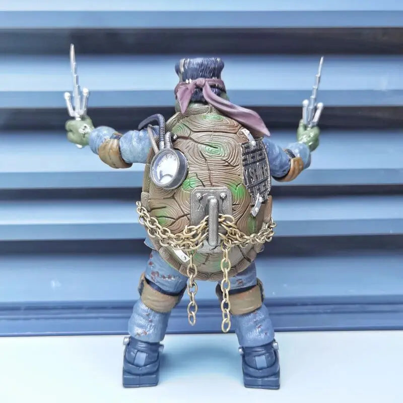 NECA Last Ronin Leonardo April Oneil Casey Jones Hunchback Michelangelo Mummy Raphael Frankenstein Monster Turtle Action Figure