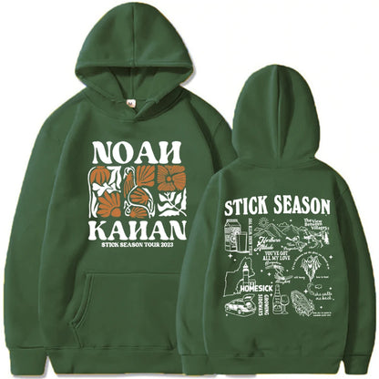 Noah Kahan Hoodie Noah Kahan Stick Season Tour Hoodie Noah Kahan Merch