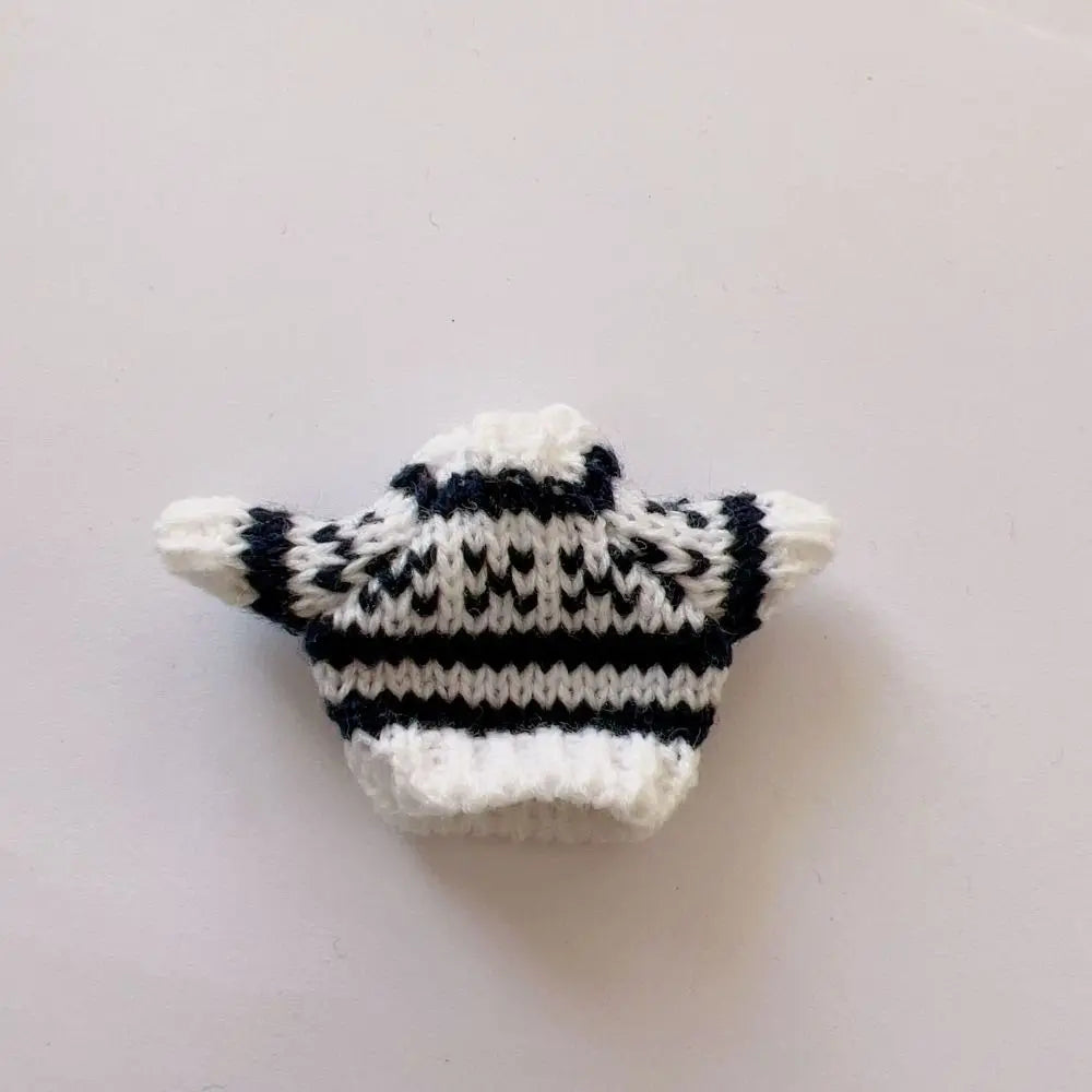 Christmas Style Dolls Sweater Dog Doll Clothes Cute White/Red/Green BJD Doll Clothes Mini 10cm for 16cm/17cm Bjd Doll