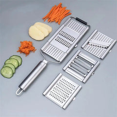 4 in1 Vegetable Slicer Stainless Steel Shredder Cutter Multi-Purpose Vegetable Slicer