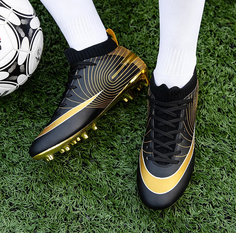 Men Soccer Shoes Kids Football Boots Women Breathable Soccer Cleats