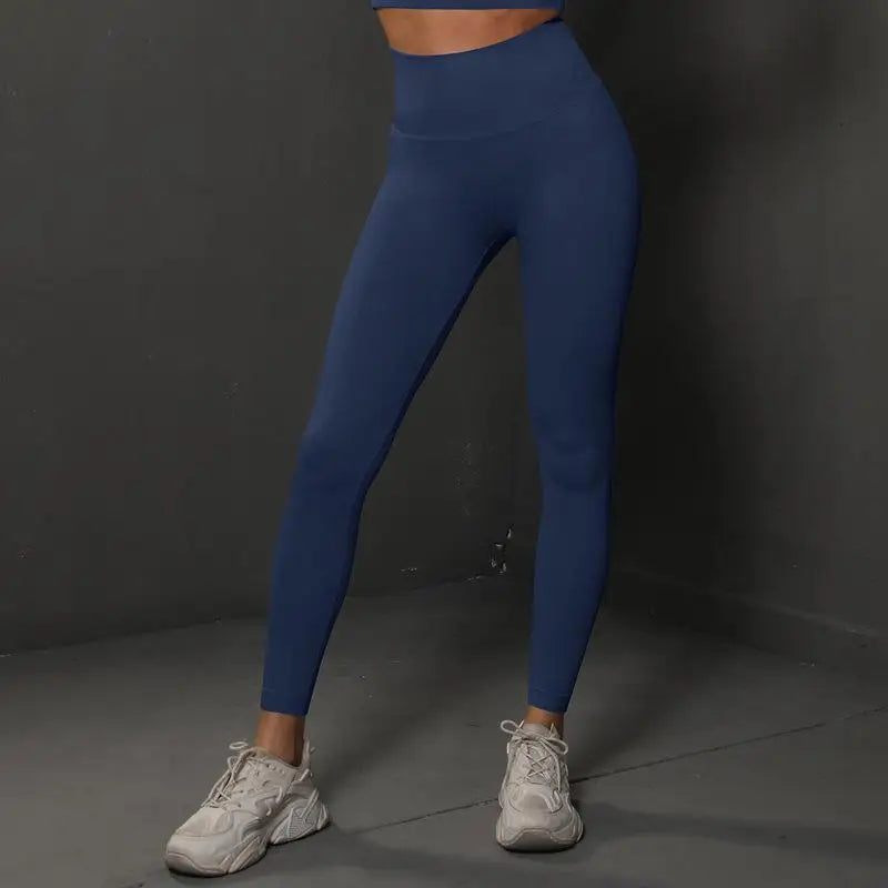 Women Seamless Yoga Pants Fitness Sports Running Sportswear Stretchy Lifting Tights