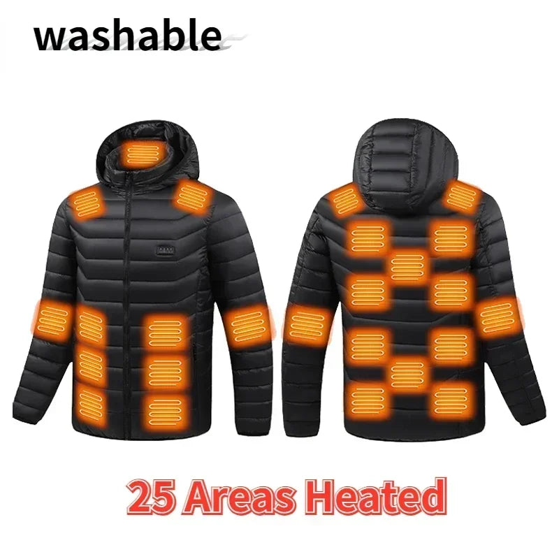 Heating Jacket Men's Winter Usb Electric Heating Coat Functional Self-Heating