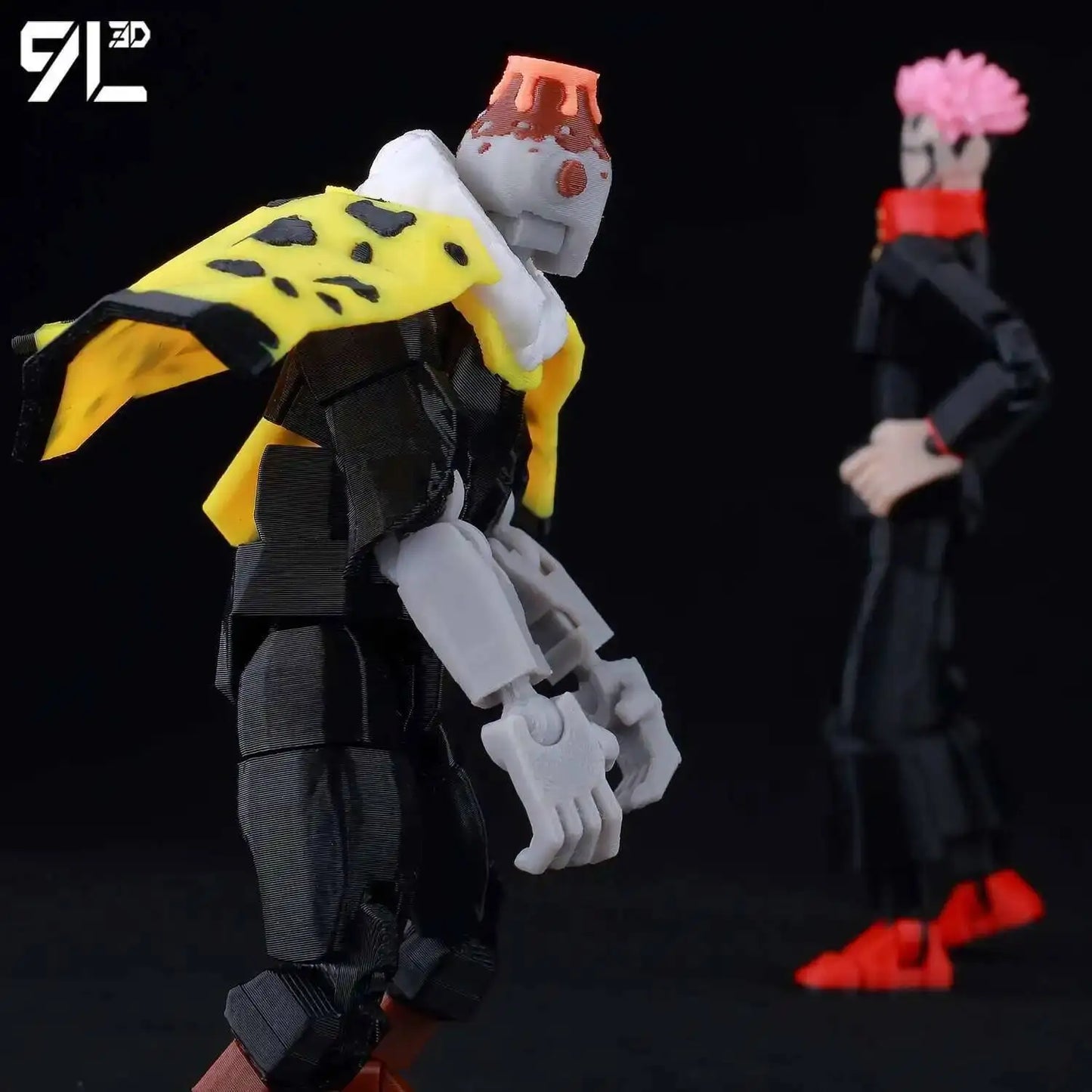 9L 3D Printed Anime Jujutsu Kaisen Sukuna Lucky13 Dummy 13 Movable Shapeshift T13 Action Figures Mannequin Toys for Collectors