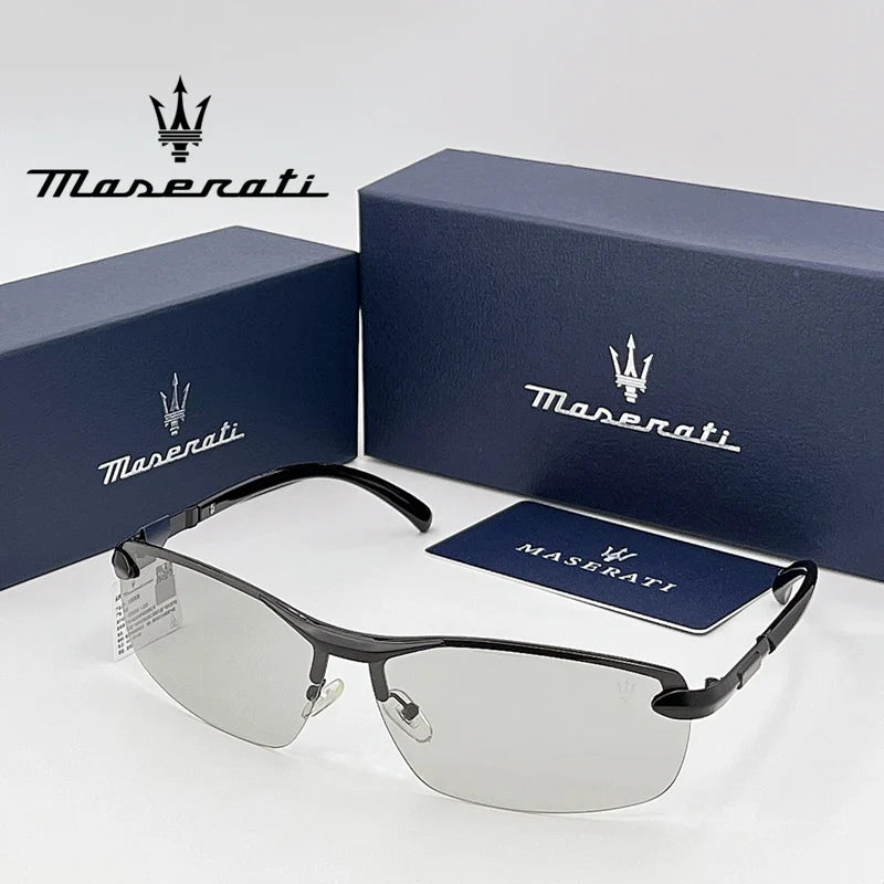 MASERATI Luxury Sunglasses High End for Men Women Polarized UV400 Driving Glasses Classic Style Premium Quality  Fashion Design