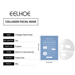 Bio Collagen Face Mask Brightening Firm Skin Barrier Repair Shrink Pores Professional Facial Moisturizer Face Mask Sheets