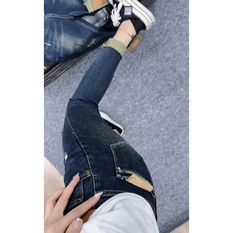 Women's Jeans Retro Fashion Women's Pants