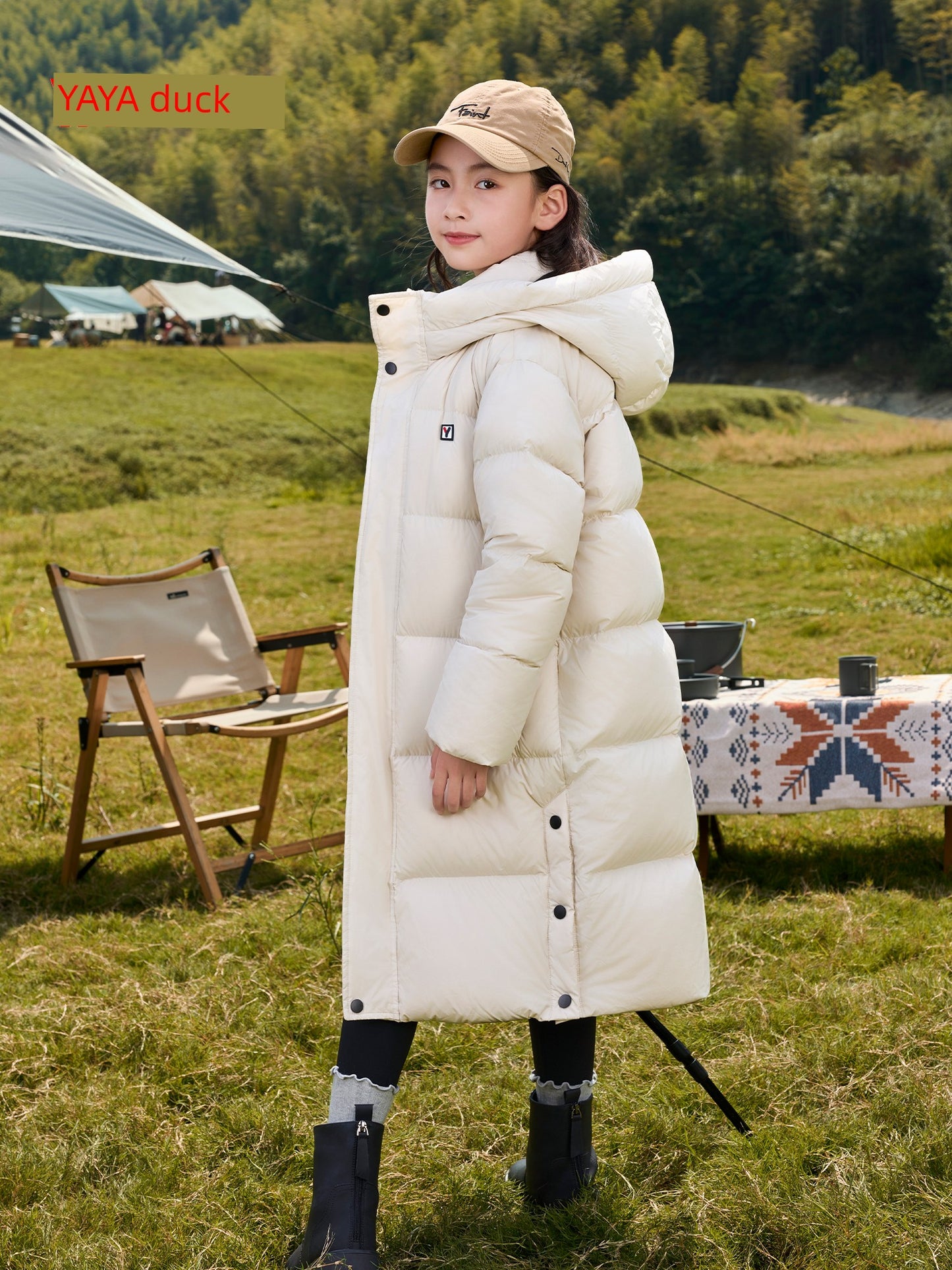 Duck Duck Children's down Jacket Boys Girl Winter Medium and Large