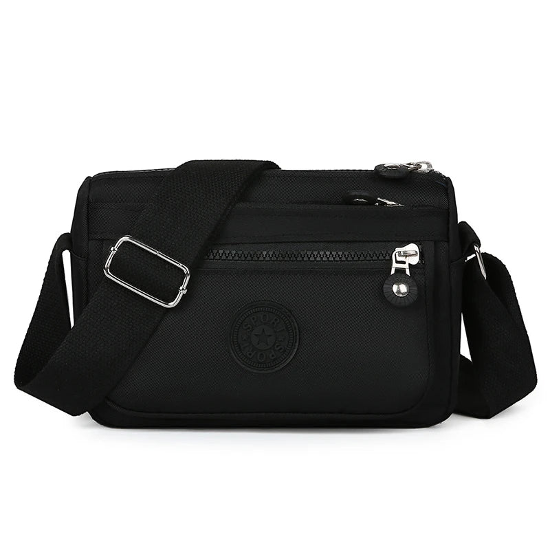 Shoulder Bag Lightweight Small Square Bag Anti Splash Casual Crossbody