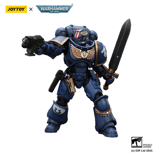 [IN STOCK] JOYTOY Warhammer 40K 1/18 Action Figure Ultramarines Primaris Lieutenant Argaranthe Anime figures Toys Model