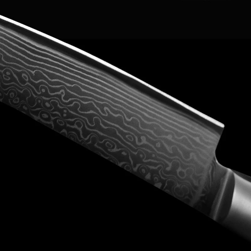 Damascus Steel Kitchen Knife Chef Knife Butcher Meat Cleaver Boning Barbecue