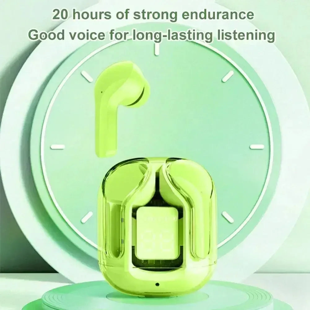 T2 Wireless Mini Earbuds LED Power Digital Display TWS Headset Stereo Sound Bluetooth-compatible 5.3 for iPone Xiaomi Lenovo