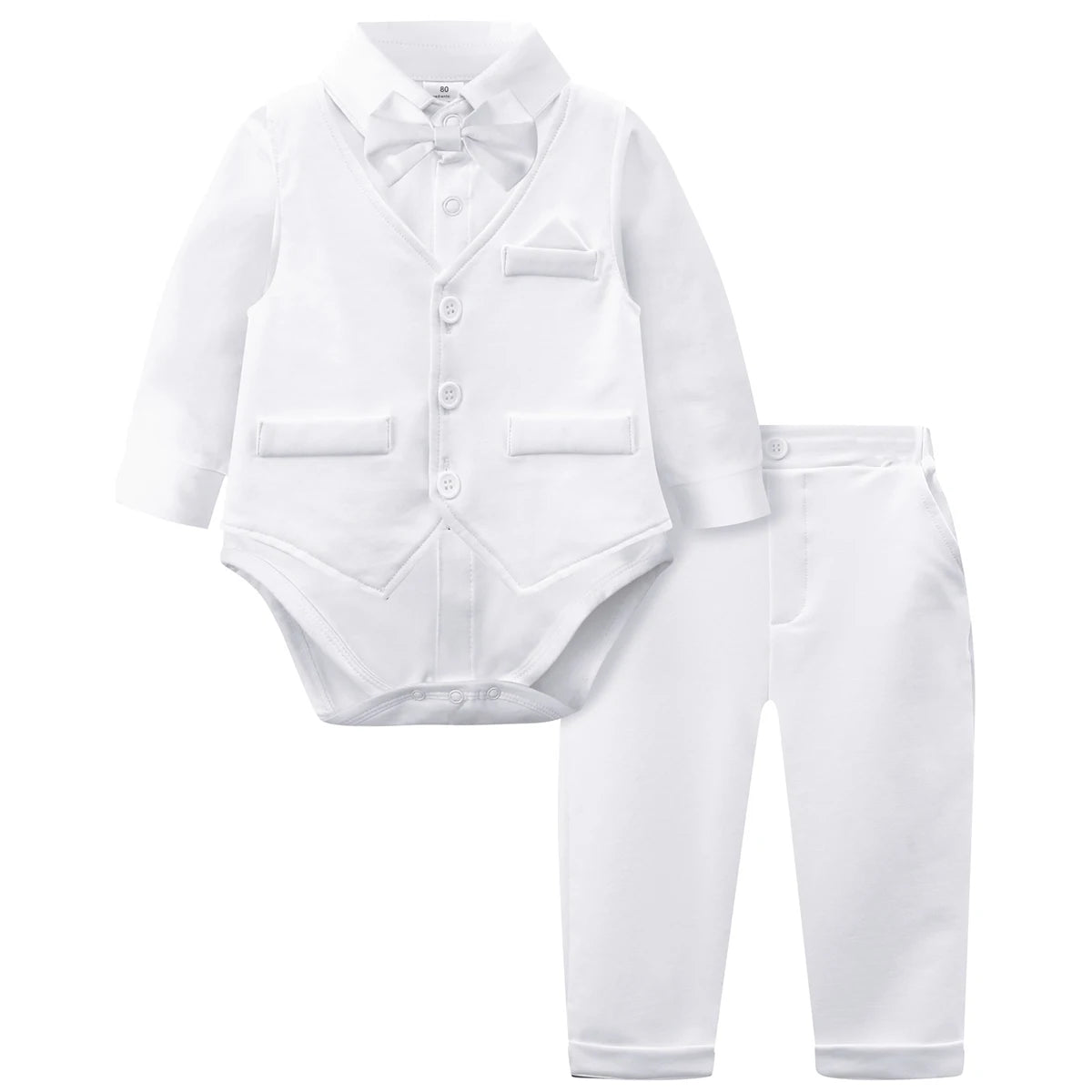 Baby Tuxedo Boys Suit Infant Wedding Gentleman Formal Dress Easter Ring Bearer Outfit Set Toddler Birthday Party Gift Clothes