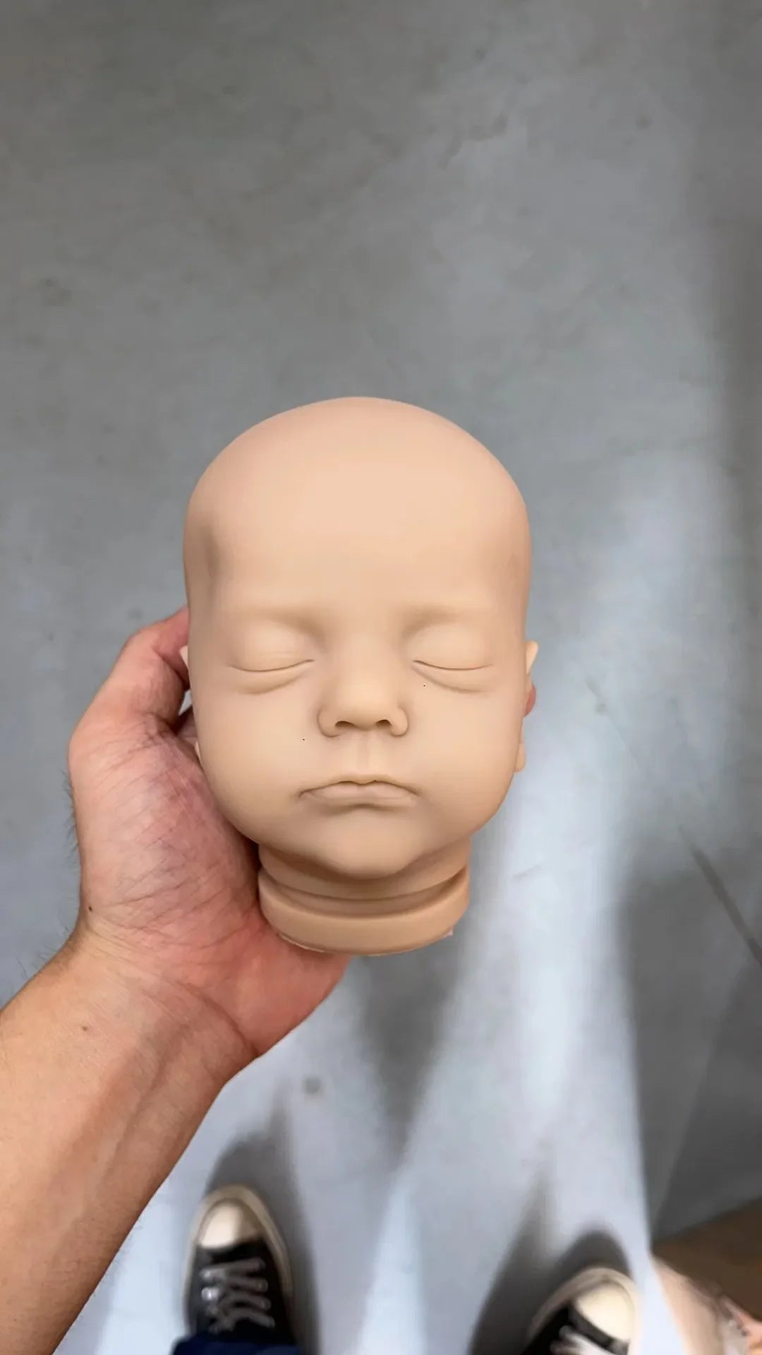 NPK 20inch  Unfinished Unpainted Reborn Doll Kit Alessia DIY Blank parts with Cloth Body Fresh Color Soft Touch