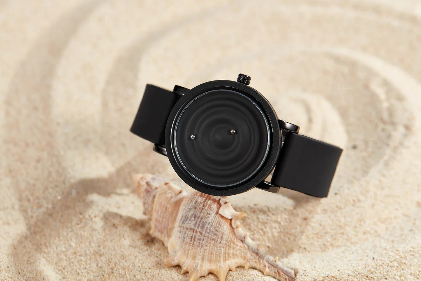 Personalized fashionable floating magnetic pointer free ball bearing creative simple waterproof quartz watch student women men