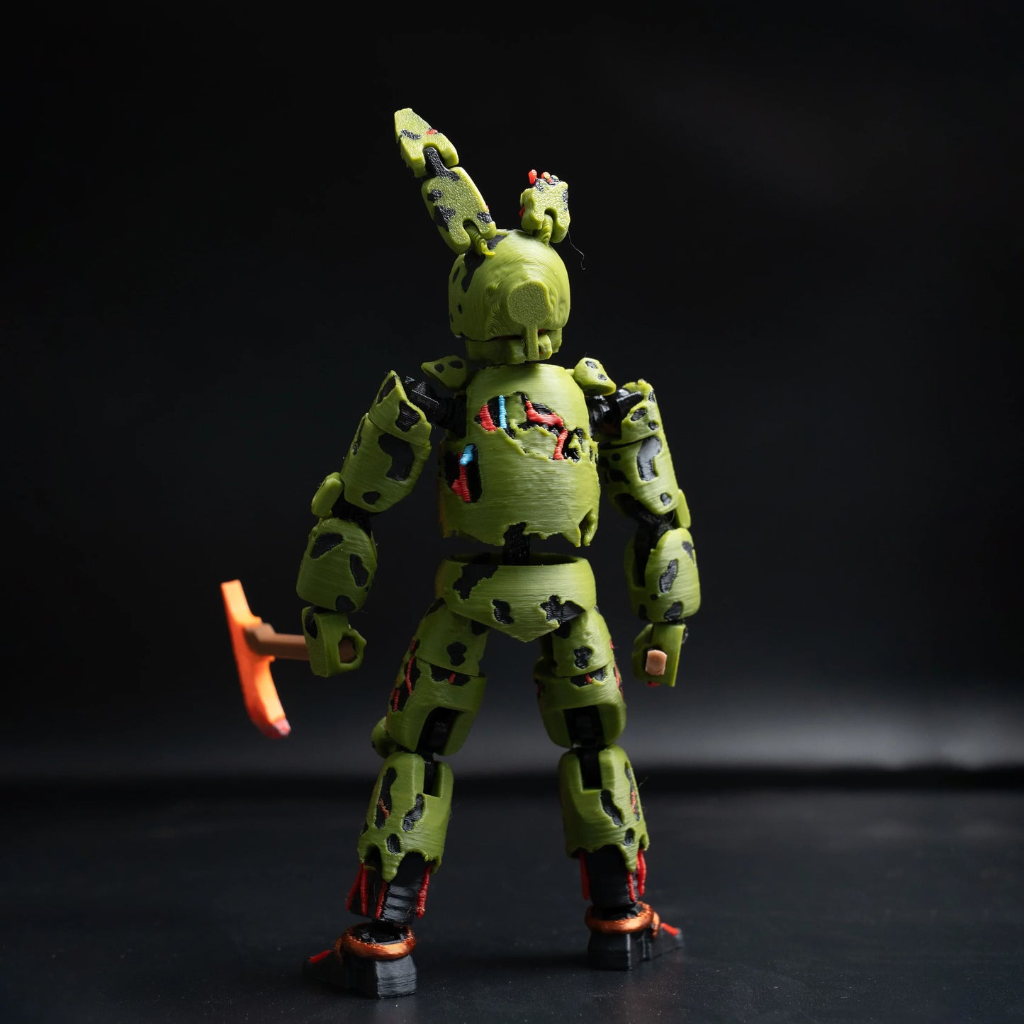 3d Brushed Fnaf Ready Stock Freddy Fazbear’S Pizza Springtrap Toy Action Figure Model Collection Holiday Toy Gift