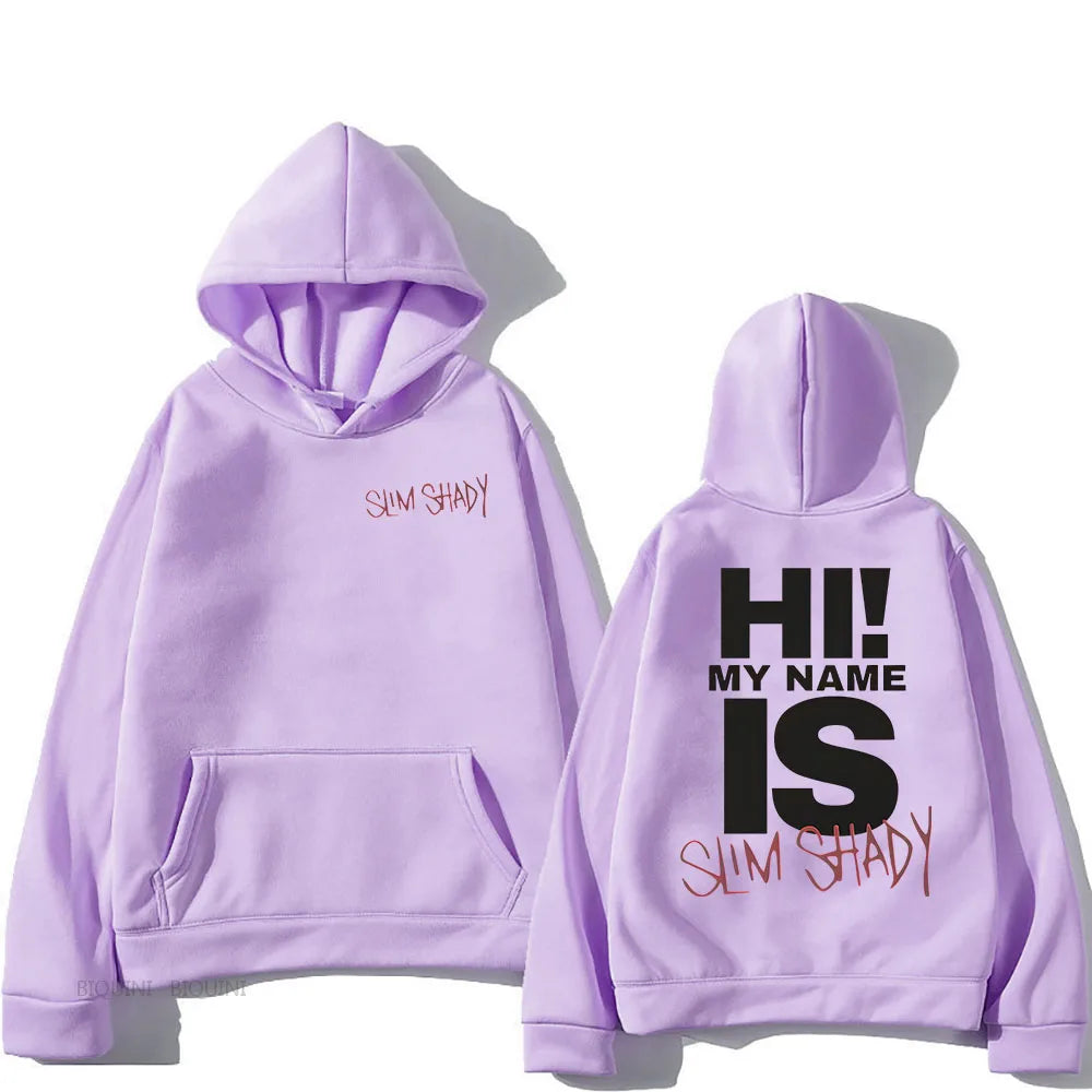 Eminem Slim Shady Hoodies Sudaderas Con Capucha Long Sleeve Men Women
