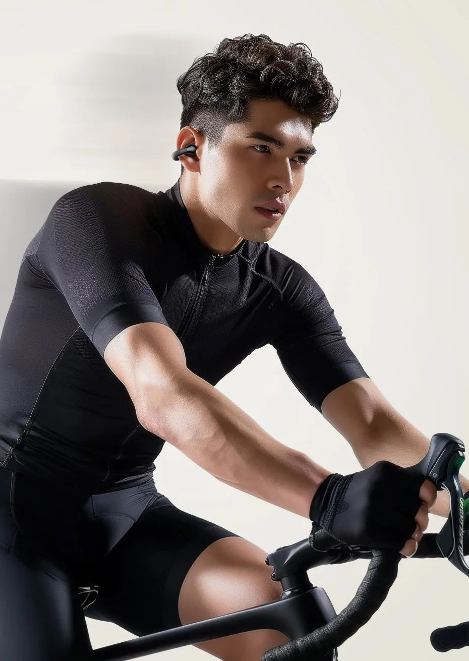 UGREEN Open Ear Clip Wireless Earbuds Bluetooth Sports Earphones Headphones in Mic with Earhooks & Ear Hook