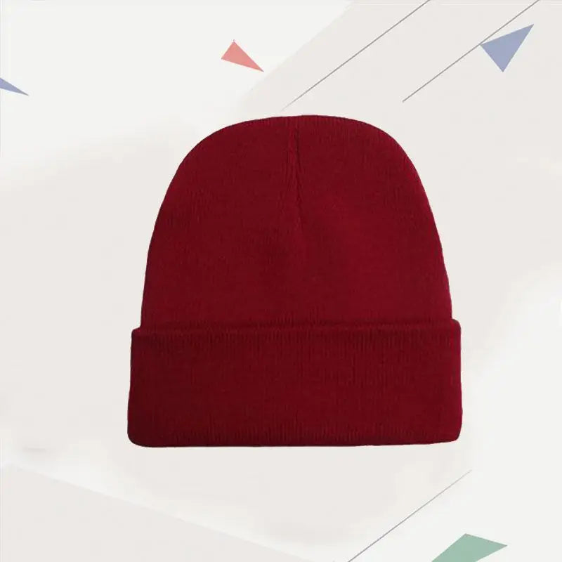 Custom Logo Autumn Winter Warm Beanie DIY Personalized Embroidered Design Knitted Hat Team Customize Stocking Skull Balaclava