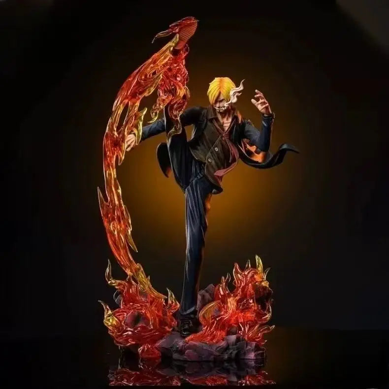 35cm 13.7 inch Anime Sanji Action Figures Pvc Statue Desktop Ornamen Collection Statue Model Decoration Room Desk Toys Gifts