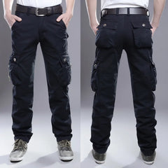 Multi-Pocket Men's Casual Pants Military Tactical Joggers Cargo Pants Outdoor Hiking