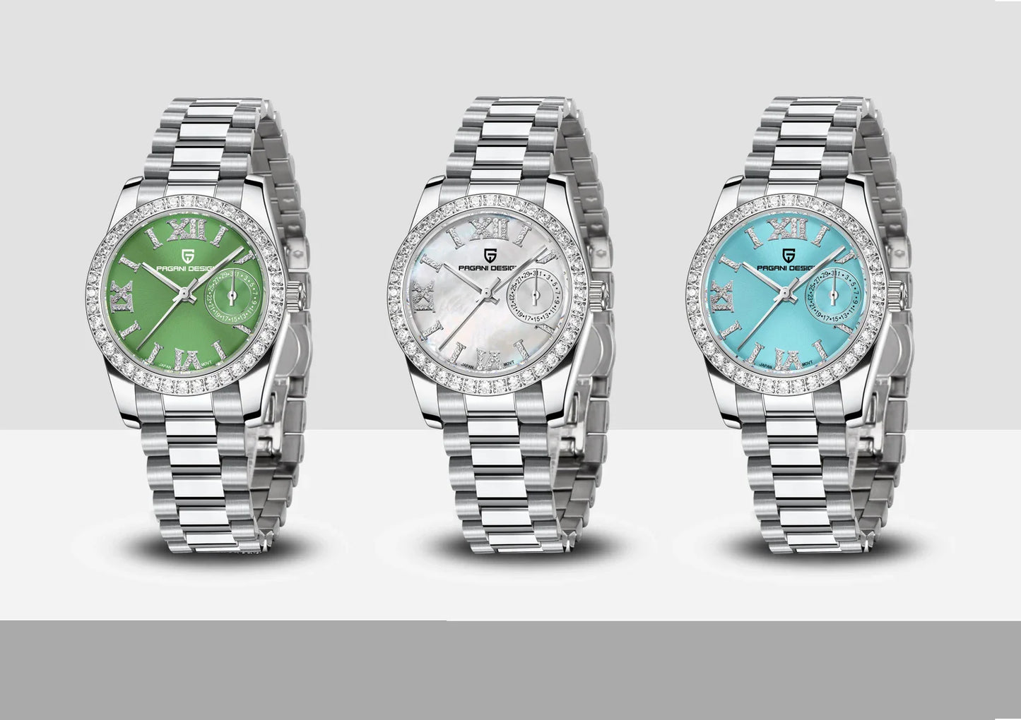 PAGANI DESIGN 2025 New 32MM Women's Wristwatch Elegant Luxury Quartz Watch For Women Fashion Waterproof Watches Sapphire Clock