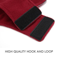 Reversible Pet Jacket Winter Warm Fleece Dog Clothes for Small Medium Large Dogs