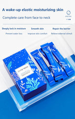 7pcs Hyaluronic Acid Polypeptide Sleeping Mask Facial Mask Cream Anti-Aging Oil-control Repairing Hydrating Nourishing Skin Care