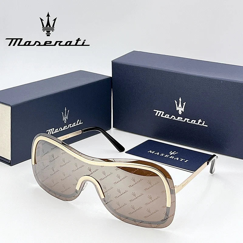 MASERATI Luxury Sunglasses Nylon Sunglasses UV400 Sunglasses for Driving Cycling Beach Outdoor for Men Women Trendy Design