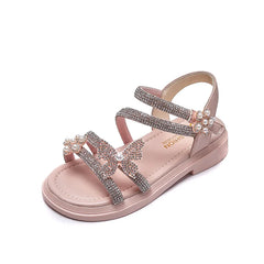 Children's Princess Shoes Baby Girls Bling Rhinestone Sandals