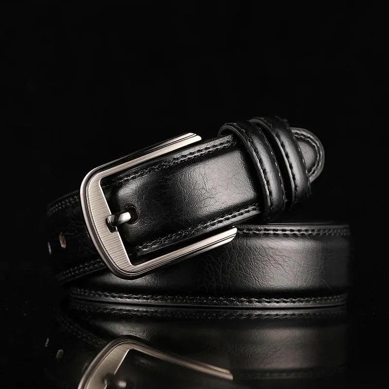1Pc Deepeel 3.7*110-130cm Men's 2nd Cowskin Leather Belts Male Designer Business Waistband Crafts for Adults Jeans Accessories
