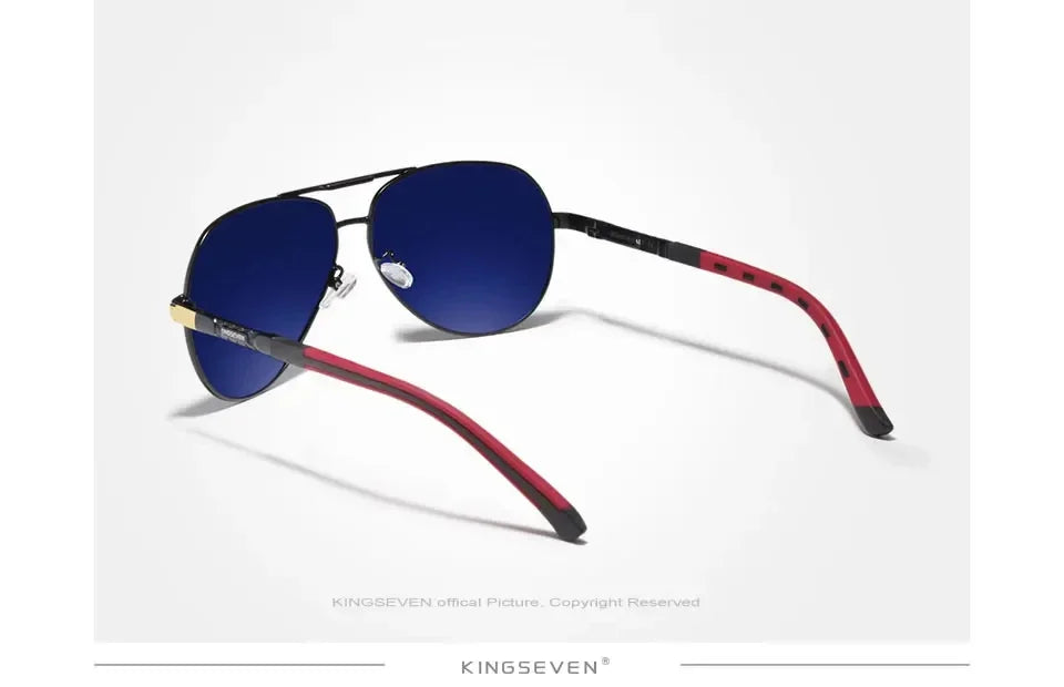 KINGSEVEN Fashion Men Sunglasses Luxury UV400 Polarized Glasses Women Pilot Outdoor Causal Male Female Fishing Driving Eyewear