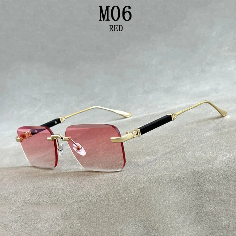 Sunglasses For Men Vintage Rimless Sunglasses Women