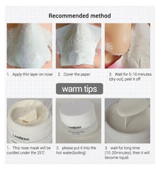 White Blackhead Remover Nose Mask Pore Strip Black Mask Peeling Acne Treatment Black Deep Cleansing Skin Care Korea