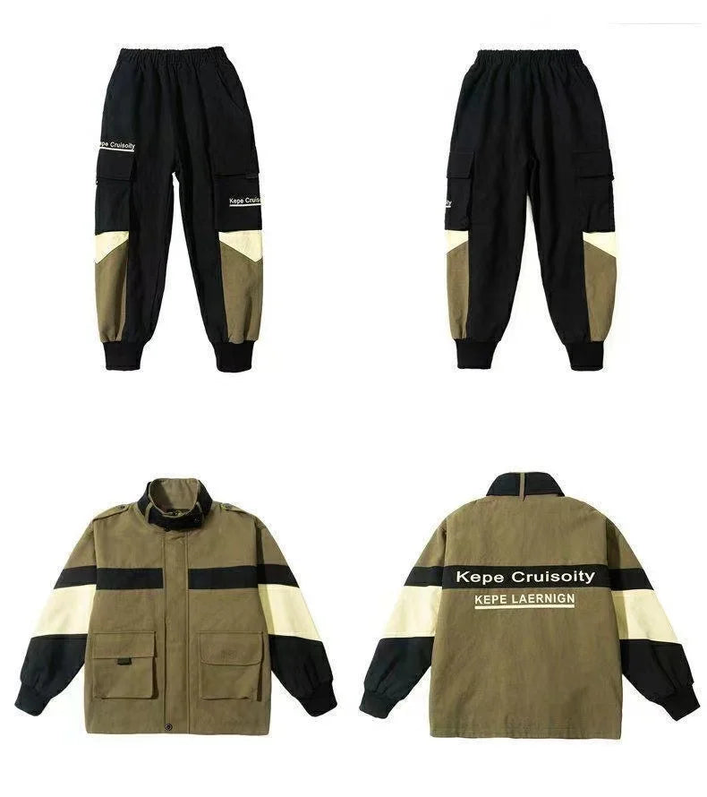 Tracksuit For Boy Sets For Children Boys Jacket and Pants 2Pcs Outfit Sets Junior Kids 3 4 6 8 10 12 Year 2024 New