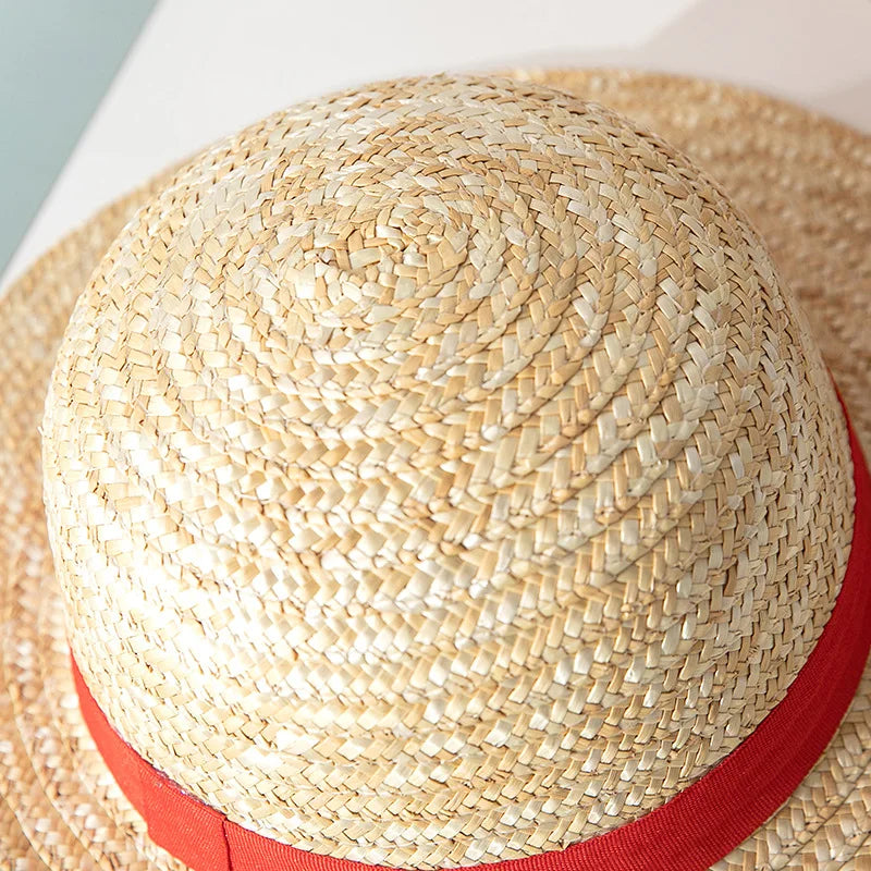 Luffy Straw Hat Anime Cartoon Cosplay Caps Accessories Summer Sun Hat