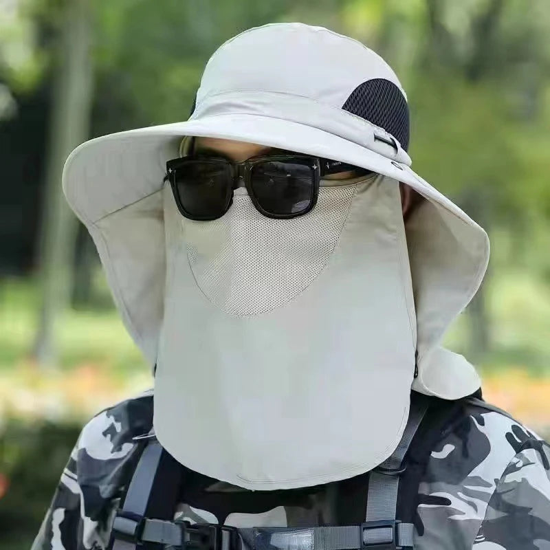 Sun Hats UV Protection Outdoor Hunting Fishing Cap for Men Women Hiking Camping