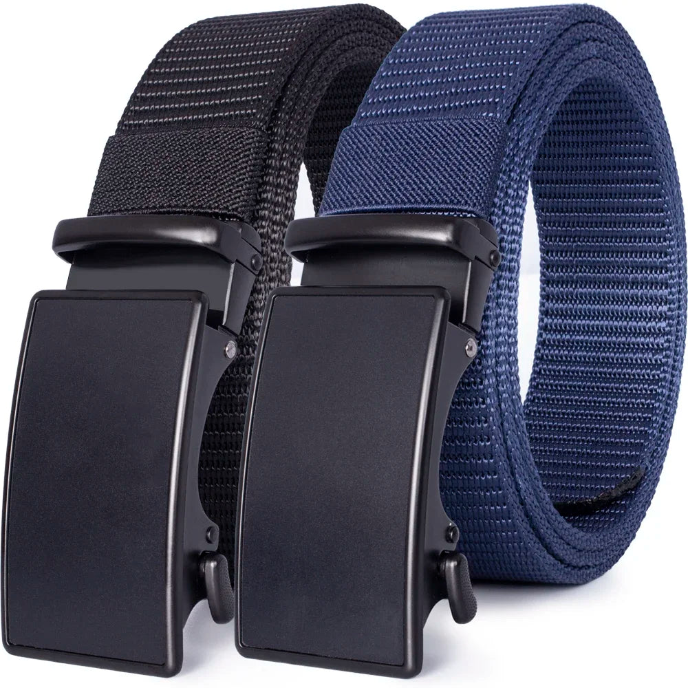 Automatic Buckle Light Comfortable Nylon Military Belt Outdoor Hunting Multifunctional Tactical Canvas Belt High Quality Men Bel