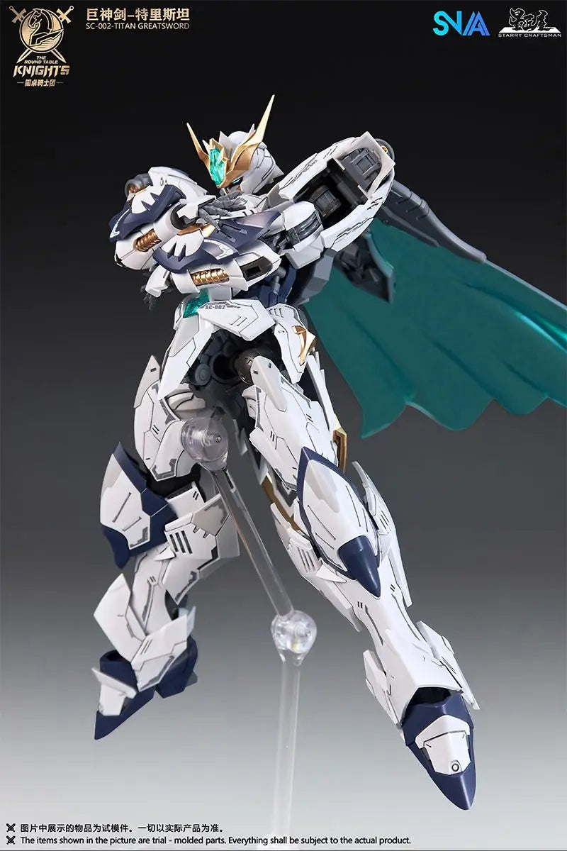 HG 1/144 SNAA SC-002 Titan Greatsword Tristan Assembly Model Kit SC-009 Divine Invoker Percival The Round Table Knights Figure