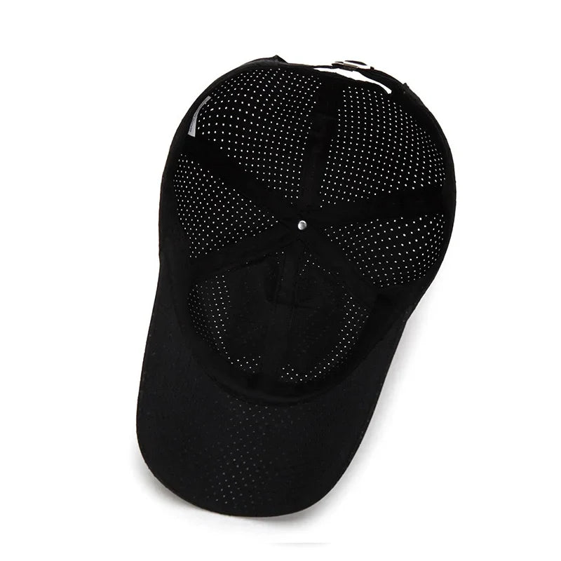 2024 New Summer Men Women Snapback Quick Dry Mesh Baseball Cap Sun Hat Bone Breathable Hats Adjustable outdoor hat