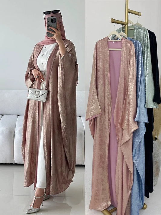 Kimono Batwing Abaya Dubai Luxury Kaftan Islam Muslim Modest Dress for Women