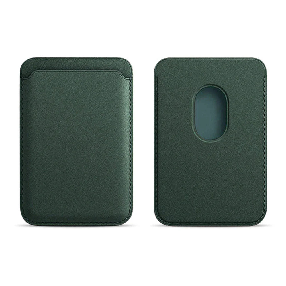 For Magsafe Wallet Card Holder Case For Apple iPhone 17 16 15 14 13 12 Pro Max Magnetic Leather Bag Adsorption Cover Accessory