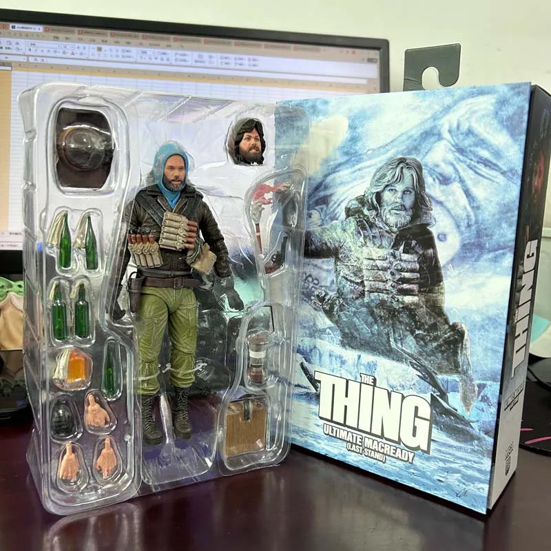 NECA Figure The Thing Ultimate MacReady V.3 (Last Stand) Action Figure Model Toys Joint Movable Doll Collection Figure