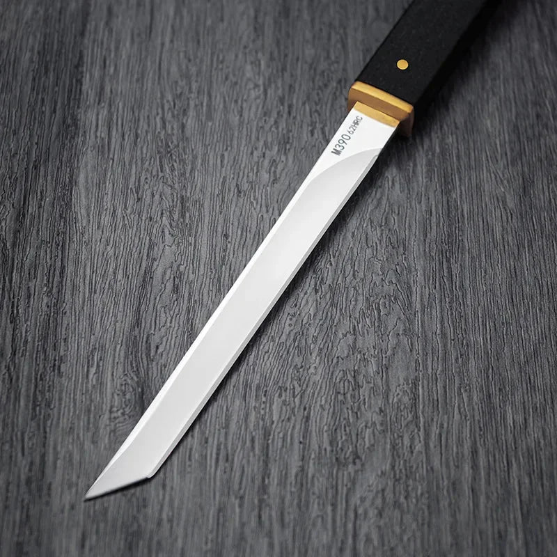 Kitchen Meat Cleaver Stainless Steel Slicing Knife Barbecue Sharp Fruit Watermelon