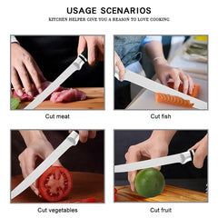 6inch Sharp Chef Slaughtering Fish Meat Cleaver Professional Stainless Steel Boning Knife