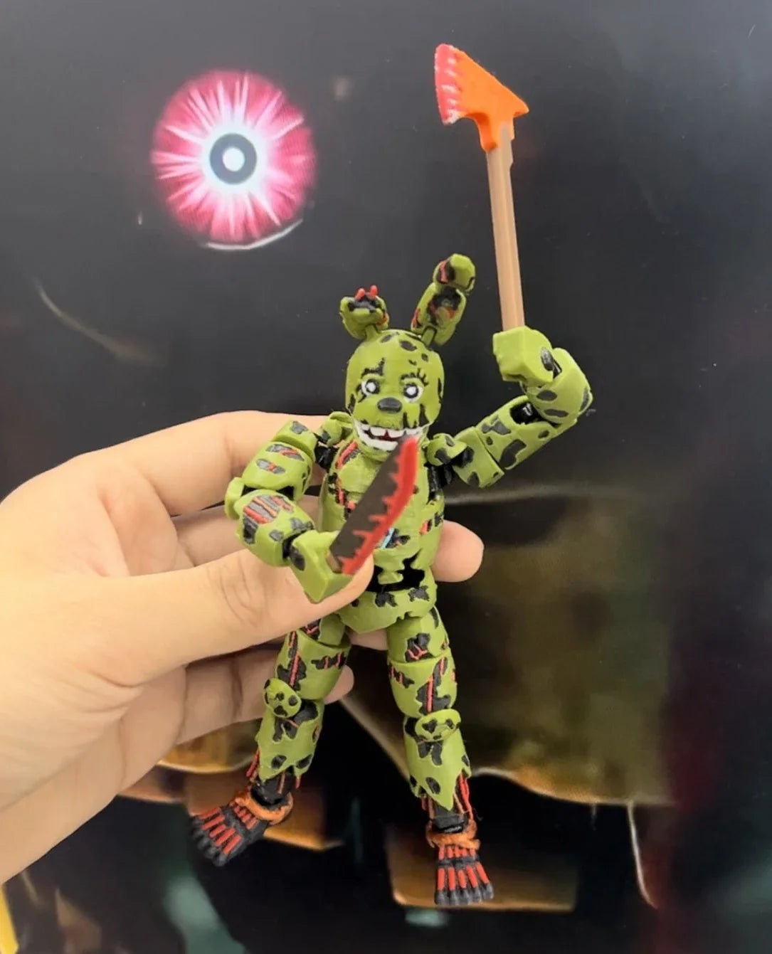 【In Stock】9l3d Printed Fnaf Freddy Fazbear'S Pizza Springtrap Toys Action Figures Anime Model Lucky13 Dummy13 Titan13 Gifts Toys