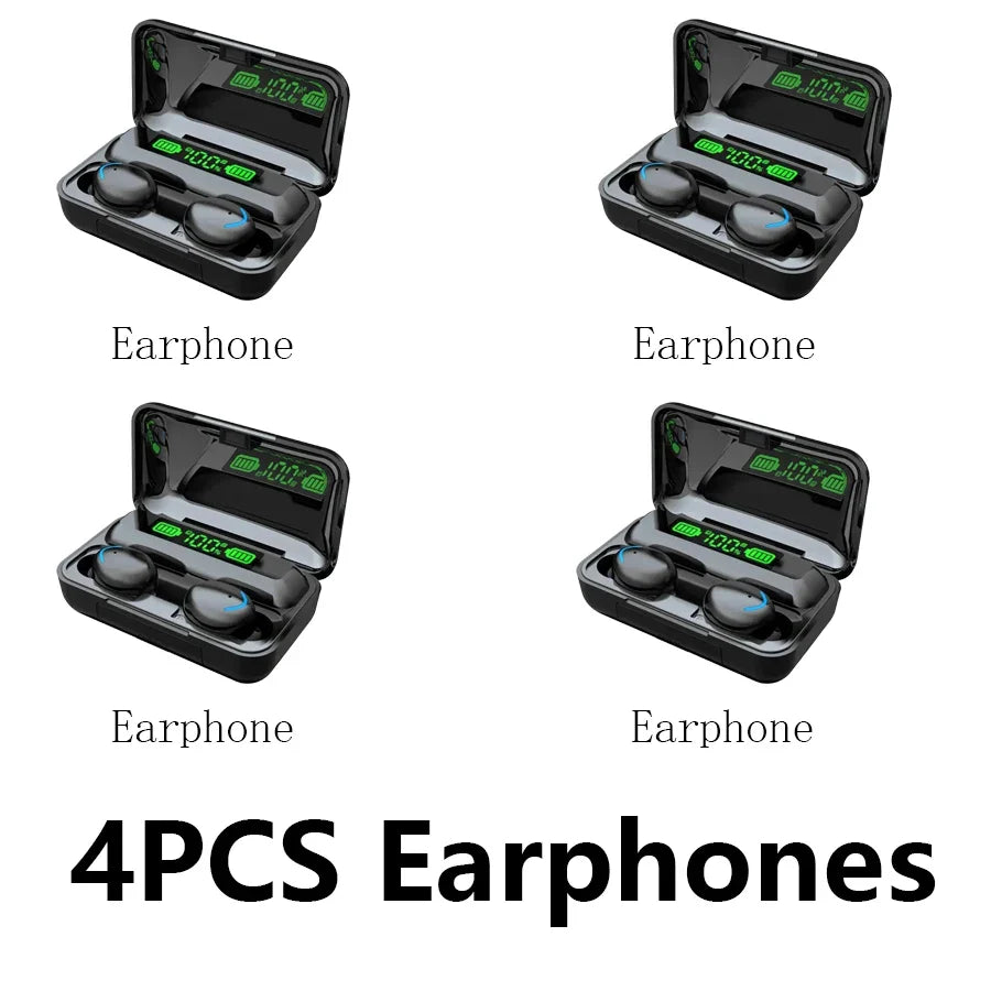 F9 Wireless Bluetooth Headphones Tws Waterproof Earbuds Earphones Digital Display Heaset Large Capacity Charging Case